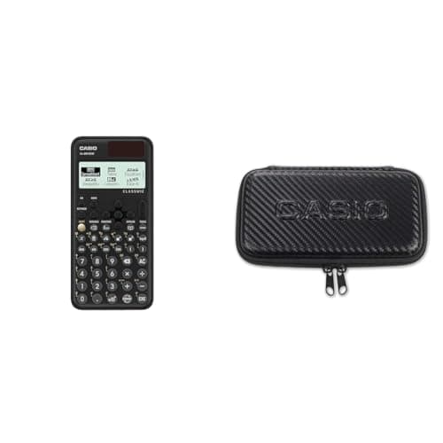 Image of Casio FX-991CW Advanced Scientific Calculator (UK Version) + FX-CASE-CB-BK2 Protective Case for Technical Scientific Calculator Black
