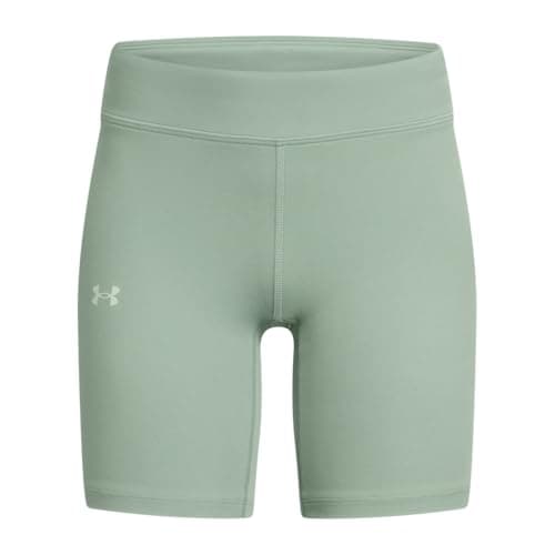 Image of Under Armour girls Motion Bike Short Shorts, (348) Silica Green / / Hydro Green, S