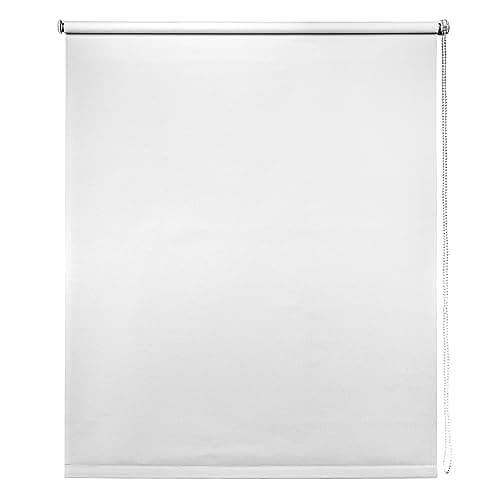 Image of Thermal Blackout Blinds, White 180cm (70.86""), 165cm Drop - Blackout Roller Blinds For Inside and Outside Recess Fitting - Window Blinds of Multiple Colours and Sizes by New Edge Blinds