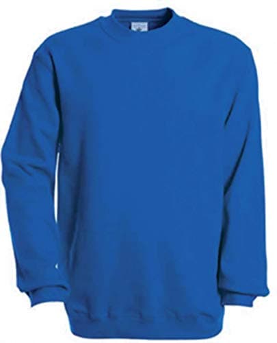 Image of B&C Set-In Men's Sweatshirt Pullover with Crew Neck, royal, M