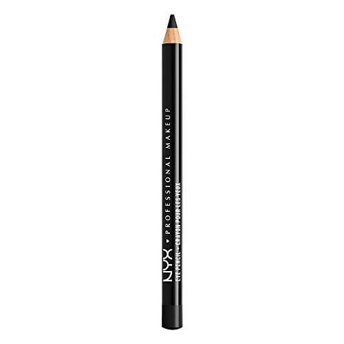 Image of NYX Professional Makeup Eye Pencil Slim, Smooth Glide & Long-Lasting Formula, 31 Entrancing Shades from Mattes to Shimmers, Precision Eye Liner, Shade: 901 Black