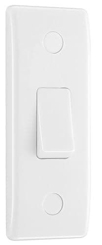 Image of BG 847 Moulded Round Edge | White | 1 Gang 10A 2 Way Architrave Switch