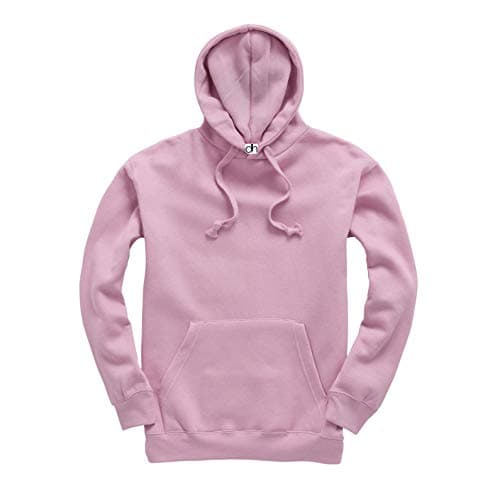 Image of D&H CLOTHING UK Premium Adult Unisex Premium XS-6XL Pullover Heavy Blended Hooded Fleece Jumper Work Wear Sweatshirt Hoodies Top Plain BNW Unisex Baby Pink