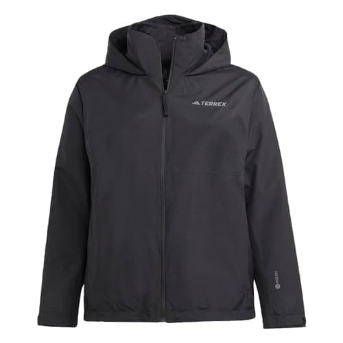 Image of adidas Women's Terrex Multi Rain.rdy Two-Layer Rain Jacket, Black, 1X