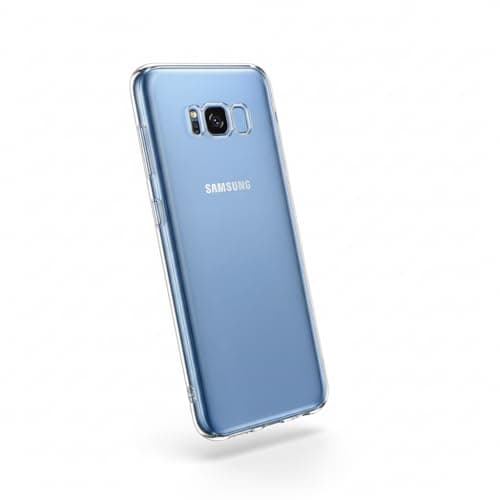 Image of Betron Phone Case compatible with Samsung Galaxy S8 Plus, Slim Lightweight Shockproof TPU Cover, Raised Camera Protection, Wireless Charger Compatible, Clear