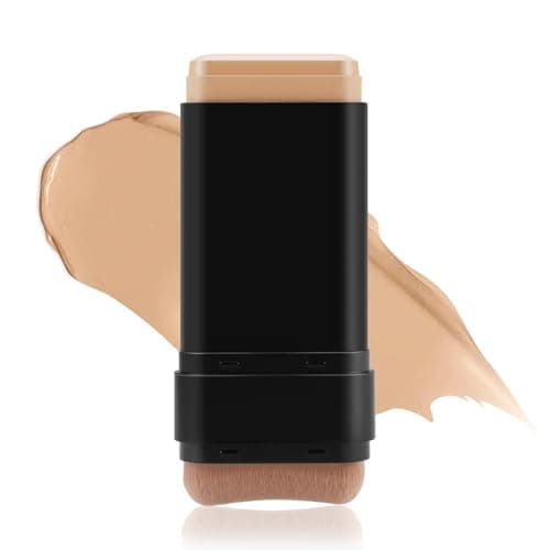 Image of Boobeen Full Coverage Foundation Stick, Cream Foundation Makeup With Brush, Longwear Concealer And Contour Stick With Matte Finish To Cover Blemishes