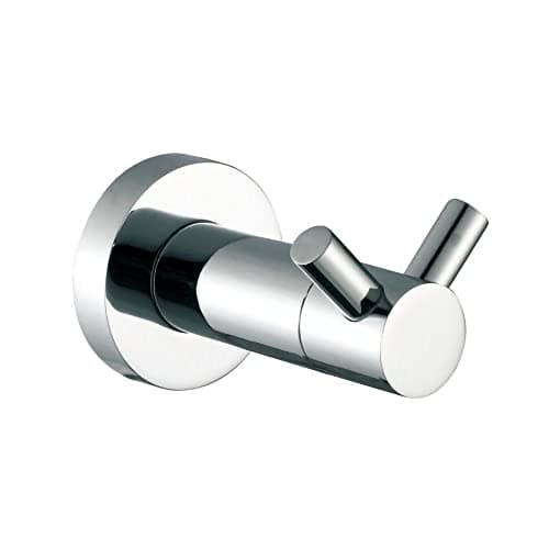 Image of 70mm Round Double Robe Hook Chrome