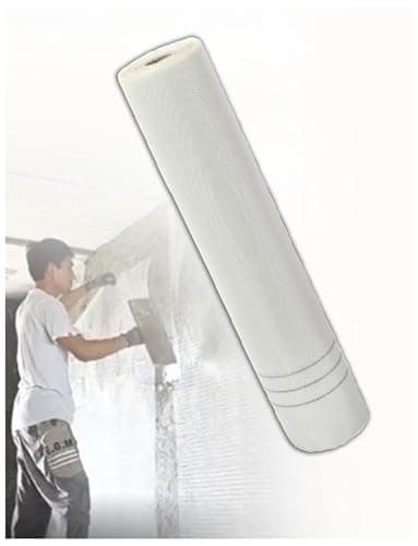 Image of Fiberglass Mesh Reinforcing Roll for Concrete Repair Crack Seam Patch Tear-Resistant Wall Reinforcement 50m