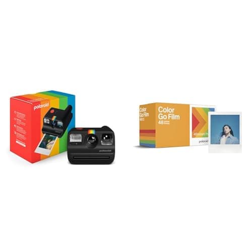 Image of Polaroid Go Generation 2 Black + Go film - 48 photos - 6 packs