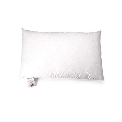 Image of Furnishnk® 100% Duck Feather Cushion Pads, Best White Cushion Inserts, Feather Inners, Oblong Inserts, 100% Cotton Shell, Available in, Handmade In Great Britain (30x50 CM/12x20 Inches)