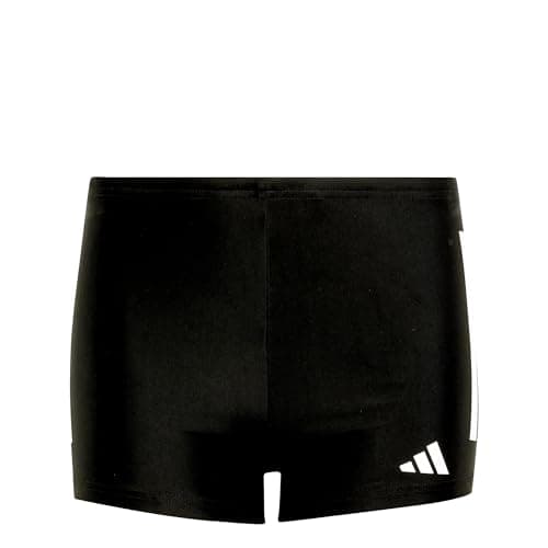 Image of adidas Boy's 3-Stripes Swim Boxers Kids, Black/White, 9-10 Years