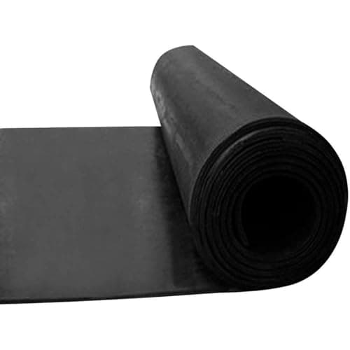 Image of Smooth Rubber Roll Flooring Matting | 3mm Thick | 1m Wide | Up to 15m Length (1m x 3m)