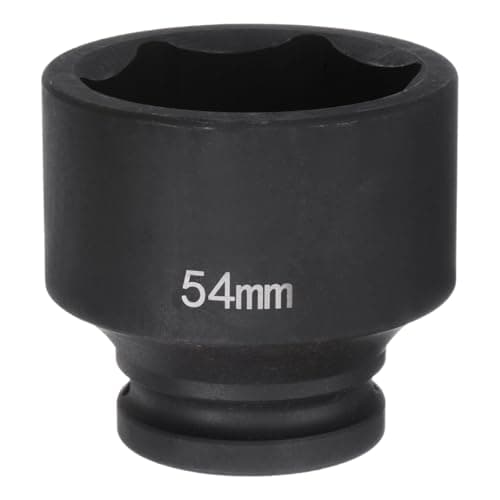 Image of sourcing map 6-Point Impact Socket 3/4" Drive 54mm Metric 40Cr Alloy Steel Spindle Axle Nut Impact Socket