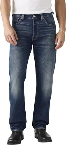 Image of Levi's Men's 501 Original Fit Jeans, On the Borderline, 34W / 32L