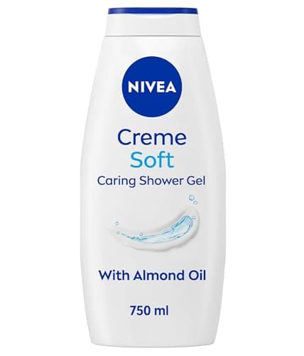 Image of NIVEA Care Shower Creme Soft (750 ml), Caring Body Wash Enriched with Almond Oil, Moisturising Shower Gel with Vitamin C and E, Skin Moisturiser with Mild Scent