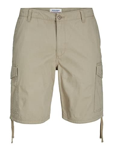 Image of JACK & JONES Men's Jpstmarley Jjcargo Shorts Ana Sn Cargo, Crockery, S