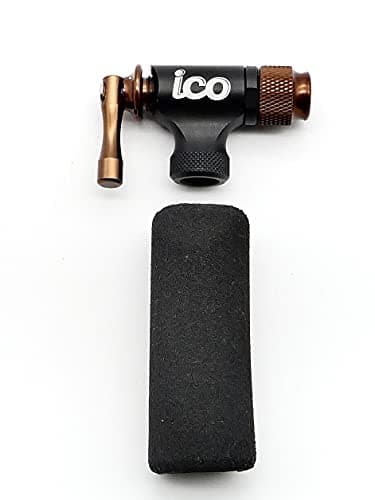 Image of CO2 Bike Pump CO2 Inflator for Tyres, Presta and Schrader Valve Compatible - for road and mountain bikes
