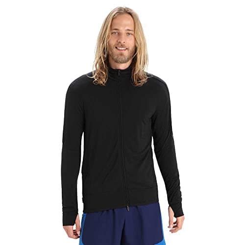 Image of Icebreaker Men's Zoneknit Hoodie, Black (001), XXL