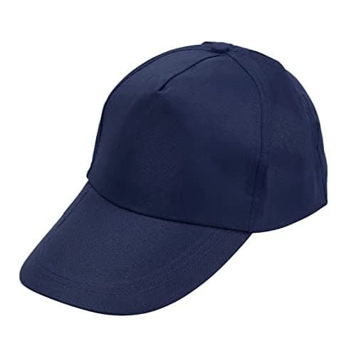 Image of Unisex All Seasons Plain Hats Solid Color Unstructured Washed Vintage Adjustable Fashion Cotton Baseball Caps Trucker Running Golf Dad Cap for Men Women Navy