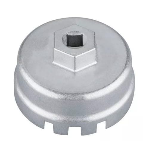 Image of Crozgan 64.5mm 14 Flutes Oil Filter Wrench Cap Oil Filter Cap Removal Tool for Toyota Lexus CT200h Scion Prius Prius V Corolla Matrix Auris Rav4