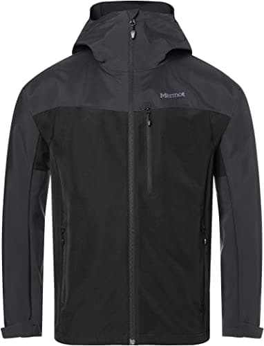 Image of Marmot Men's ROM Softshell Jacket, Functional Outdoor Jacket, Water-Repellent Black