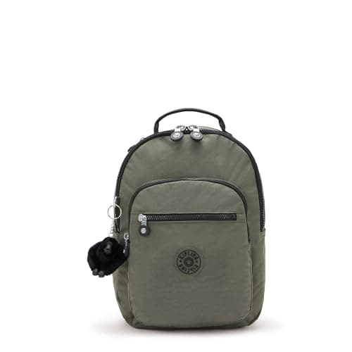 Image of Kipling SEOUL S Small Backpack, Green Moss (Green)