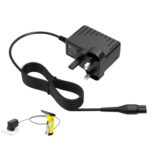 Image of Superer 5.5V Charger Fit for Karcher Window Vac Cleaner, Replacement for Karcher WV75 WV60 WV2 WV1 WV5 Plus – Back to Shine Again, Window Vac Cleaner Charging Plug Power Lead