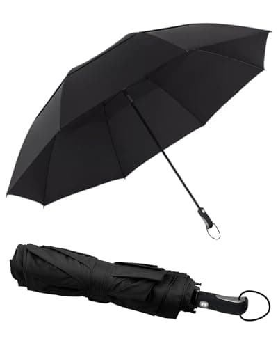 Image of Victoper Umbrella Golf Folding Windproof Large 54 Inch,Large Umbrella Double Vented Canopy Strong Automatic Open Outdoor Big Parasol for 2-3 Men Sun Protection Parasol