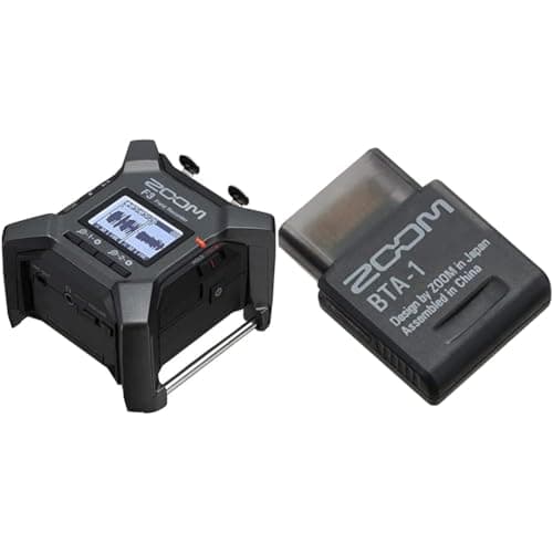 Image of Zoom F3 MultiTrack Field Recorder & BTA 1/UK Bluetooth Adapter Black