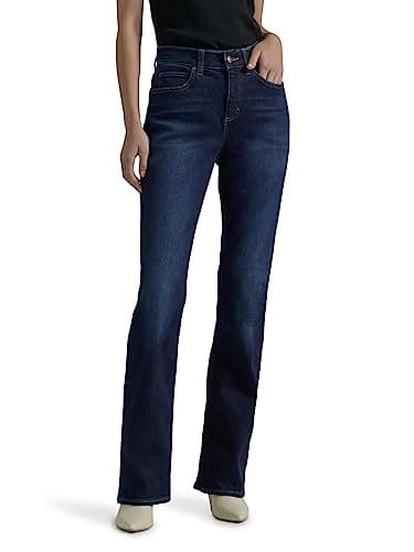 Image of Lee Women's Petite Ultra Lux Comfort with Flex Motion Bootcut Jean, Main Thrill, 20 Petite