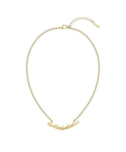 Image of Lacoste Women's CROCODILE Collection Necklace in Yellow Gold with Crocodile-Shaped Charms - 2040513
