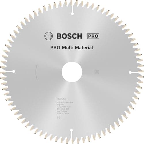 Image of Bosch 1x PRO Multi Material Circular Saw Blade for Corded Mitre Saws (for Aluminium, Plastics, Ø mm, Professional Accessory Mitre Circular Saw)