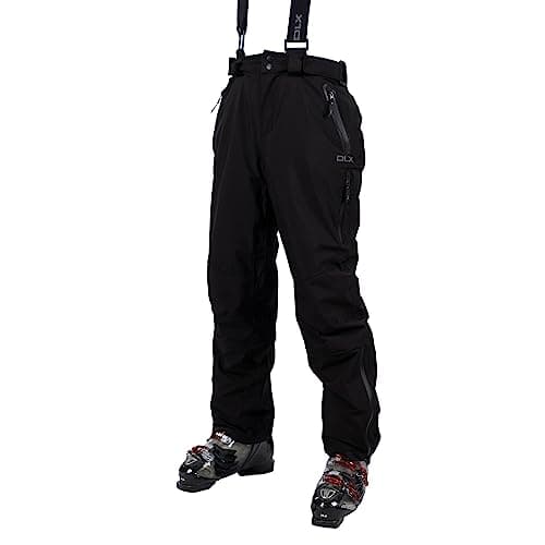 Image of DLX Mens Ski Trousers Salopettes Detachable Braces Kristoff II Black