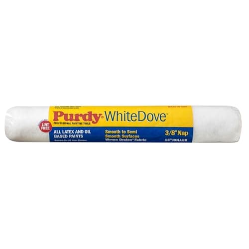 Image of Purdy 14A670142 White Dove High Density Woven 3/8" Nap Cover, Multicolor, One Size