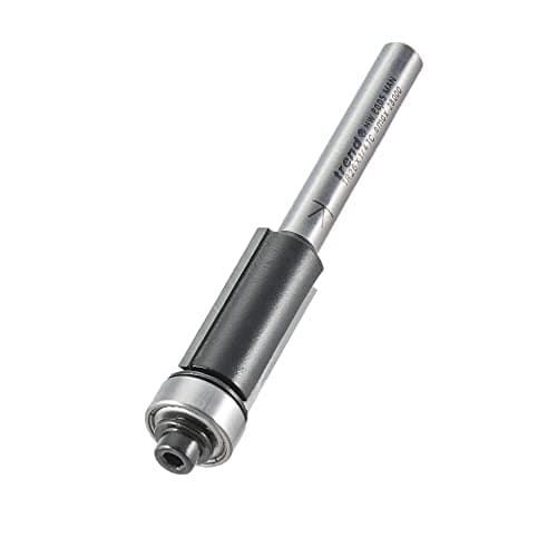 Image of Trend Trade Guided Trimmer, 1/4 Inch Shank, 12.7mm Cut Diameter & 25.4mm Cut Length, Tungsten Carbide Tipped, TR26X1/4TC