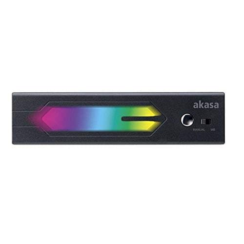 Image of Akasa AK-RLD-01 RGB LED Controller Panel for 3.5-Inch PC Bay - Red/Green/Blue