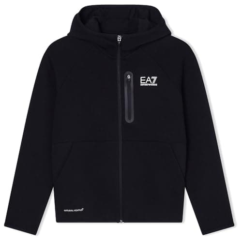 Image of EA7 Emporio Armani 7B000326_AF20845 Full Zip Sweatshirt 14 Years Black