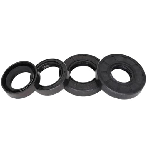 Image of TC 30/31/32/33/34mm ID Black Nitrile Rubber NBR Grooved Lip Spring Gasket Ring Sealing Radial Rotary Shaft Skeleton Oil Seal(8Pieces 30x52x9)