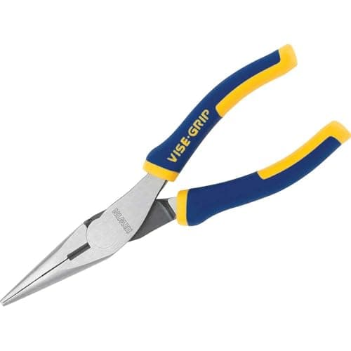 Image of Irwin Visegrip 10505503 Long Nose Plier with Moulded Handle, 150mm