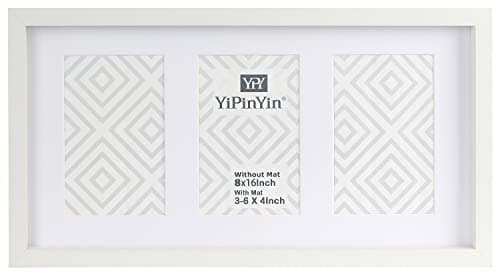 Image of 3-6x4'‘ White Multi Photo Frames,College Photo Frames 3-4x6’' Family Picture Frames,College Photo Frame Multi Photo 4x6''Frames,Suitable for Wall Hanging