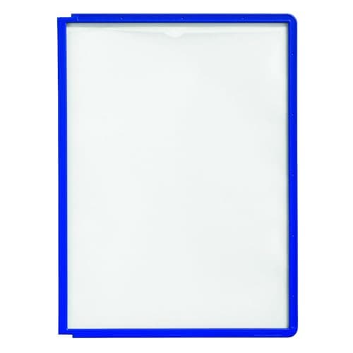 Image of Durable Sherpa Display Panels A4 - Blue (Pack of 10)