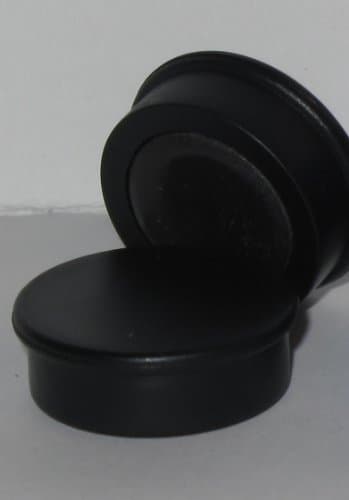 Image of 10 x Black Office/Fridge/Whiteboard Magnet 7mmThick 20mm