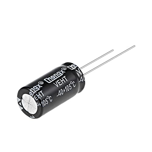 Image of YOKIVE 10 Pcs Aluminum Electrolytic Capacitor, Radial Leads High Frequency Low Impedance (25V 1000uF 10x20mm Black)
