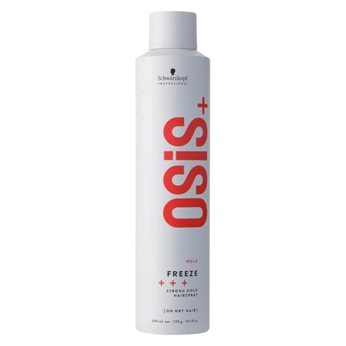 Image of Schwarzkopf Professional OSiS Freeze Hairspray Long Lasting Brushable Finish Without Flaking Anti Humidity Heat Protection Strong Hold 300 ml