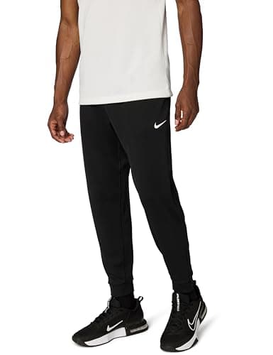 Image of NIKE Mens Drifit Totality Tapered Pants, Black/White, L EU