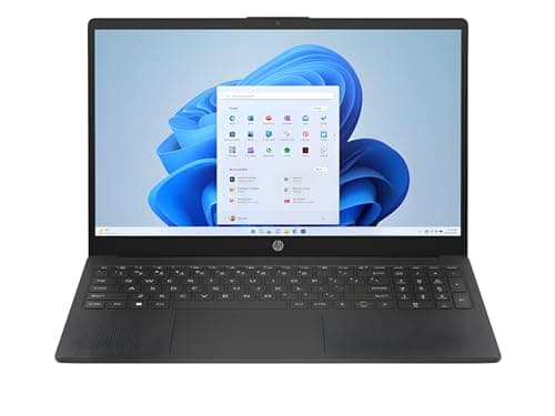 Image of HP 15.6" Full HD Laptop, AMD Ryzen 7 5825U (Up to 4.5GHz), 16GB RAM, 512GB SSD, Windows 11 Home, Anti-Glare Display, Fast Charge, Dual Speakers, Black, 15-fc0527sa