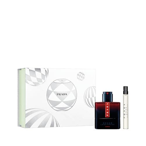 Image of Prada Luna Rossa Ocean Parfum 100ml Gift Set 2024 (Contains 100ml Parfum and 10ml Travel Spray)