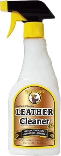 Image of Howard Leather Cleaner Safely Clean and Gently Remove Dirt and Stains from Leather Furniture, Automotive Interiors, Sofas, Car Seats, Jackets, Shoes, Bags, Tack, & More 473ml