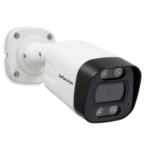 Image of Evtevision PoE CCTV Security Camera Indoor Outdoor,5MP Super HD IR Bullet IP Camera with Audio and Colour Night Vision,IP67 Waterproof,Motion Alerts,Built-in MicroSD Card Slot