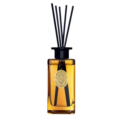 Image of M&SENSE Luxury Large Reed Diffuser 300ml, Neroli Noir Scented with Natural Essential Oils, Long Lasting with 7 Sticks, Non-Toxic Home Fragrance for Bedroom, Bathroom Decor, Elegant Glass Bottle
